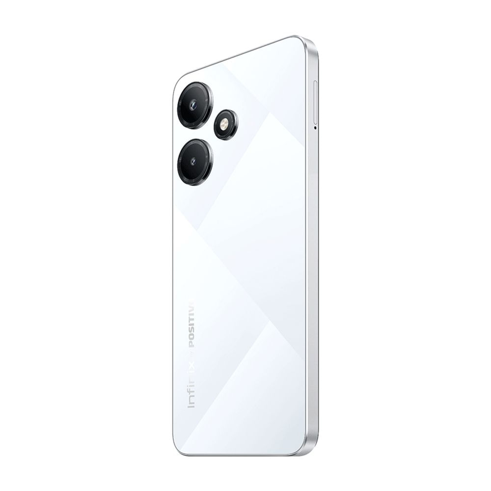 Encontraproduto.com.br - Smartphone Infinix Hot 30i, 4GB RAM, 128GB, Câmera Dupla 50MP, Tela 6,6” HD+, Dual Chip - Branco