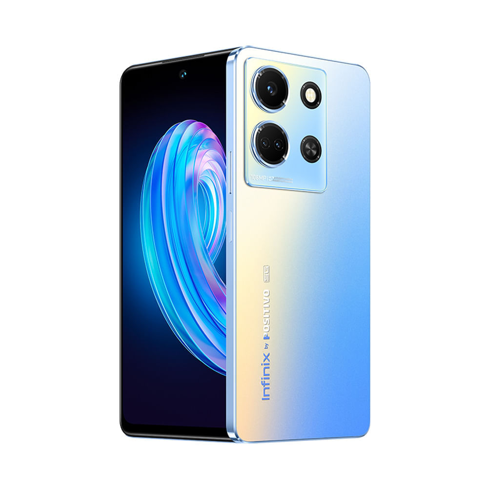 Smartphone Infinix Note 30 5G, 8GB RAM 256GB, Câmera Tripla 108MP, Sound by JBL, 6,78” FHD+ - Azul