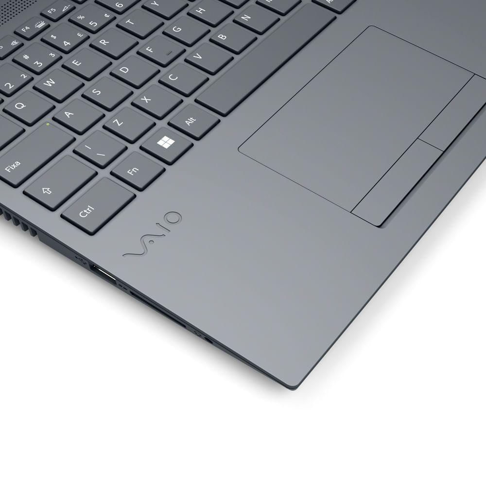Encontraproduto.com.br - Notebook VAIO® FE15 AMD® Ryzen 7-5700U Windows 11 Home 32GB 512GB SSD Full HD - Prata Titânio