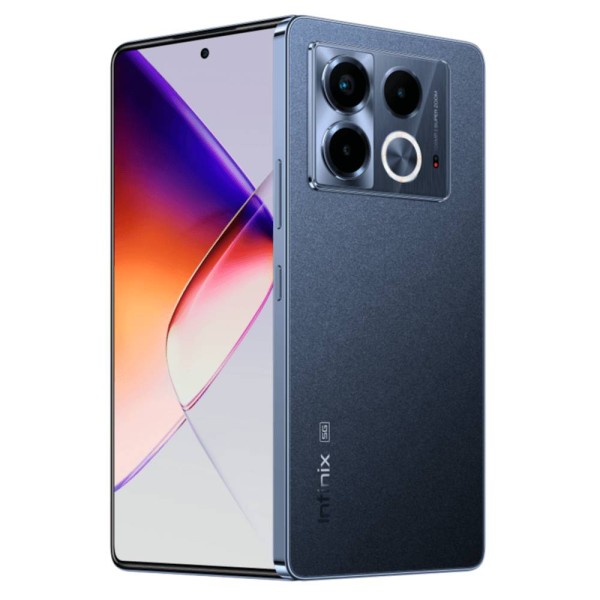 Encontraproduto.com.br - Smartphone Infinix Note 40 5G 8GB RAM 256GB Câmera Tripla 108MP+ Selfie 32MP NFC 6,78” AMOLED Dual Chip Preto