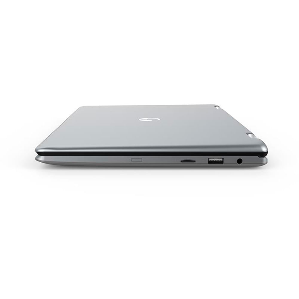 Encontraproduto.com.br - Notebook Positivo Duo 2 em 1 C464CI-1 Intel® Celeron® N3350 Linux 4GB RAM 64GB eMMC 11,6’ IPS Full HD Com Caneta - Cinza