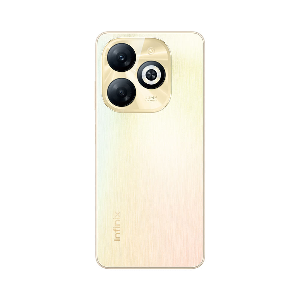 Encontraproduto.com.br - Smartphone Infinix Smart 8 Pro 4gb Ram 256gb Câmera Dupla 50mp Tela 6.6 Hd+ 90hz - Dourado