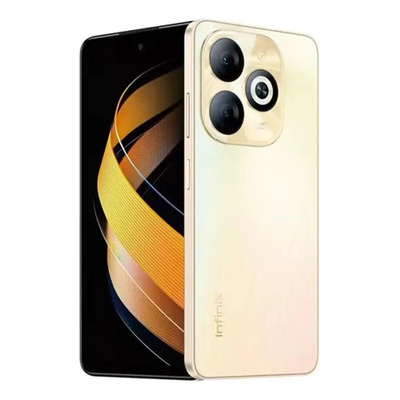 Encontraproduto.com.br - Smartphone Infinix Smart 8 Pro 4gb Ram 256gb Câmera Dupla 50mp Tela 6.6 Hd+ 90hz - Dourado