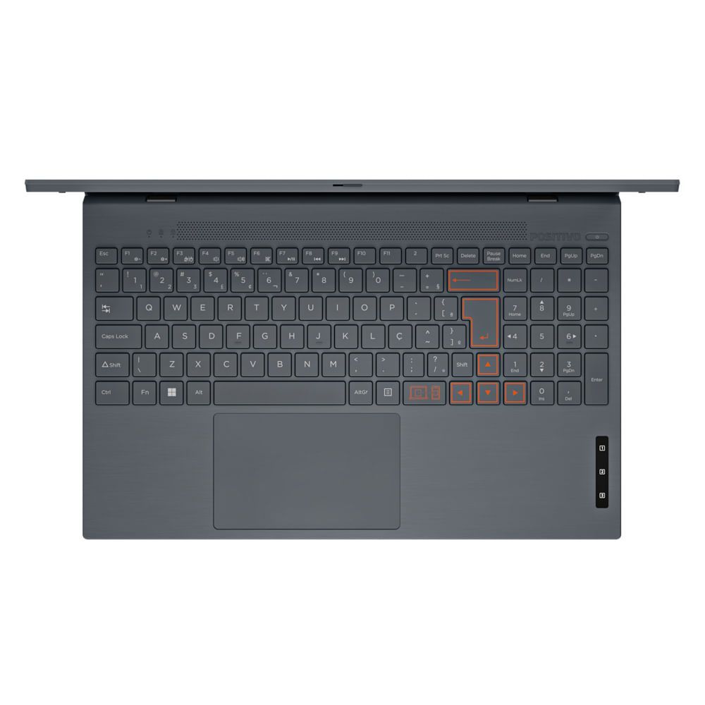 Encontraproduto.com.br - Notebook Positivo Vision C15 Intel Celeron N4020 Linux 8GB RAM 240GB SSD Lumina Bar 15.6” HD Cinza
