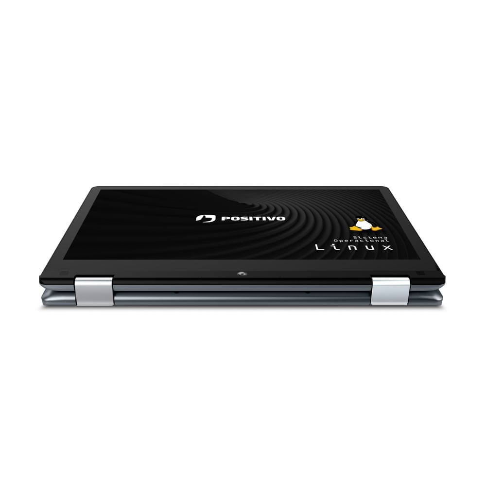 Encontraproduto.com.br - Notebook Positivo Duo C464D-5 Intel® Celeron® N3350 Linux 4GB RAM 64GB eMMC 11,6” LED HD IPS - Cinza Escuro
