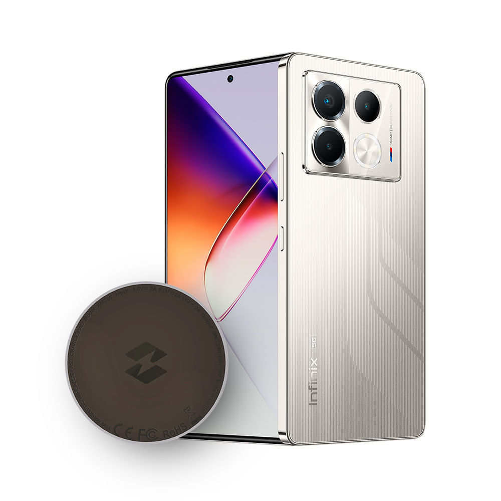 Encontraproduto.com.br - Smartphone Infinix Note 40 5G 12GB RAM 512GB AMOLED Dual Chip NFC 6,78” + Pad de Carregamento Sem Fio - Racing