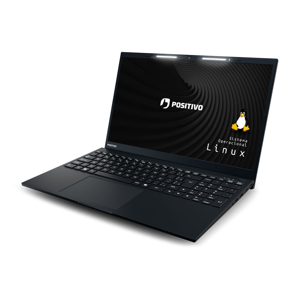 Encontraproduto.com.br - Notebook Positivo Vision R15 AMD® Ryzen 7-5700U Linux 8GB RAM 512GB SSD 15.6” Full HD Lumina Bar - Preto