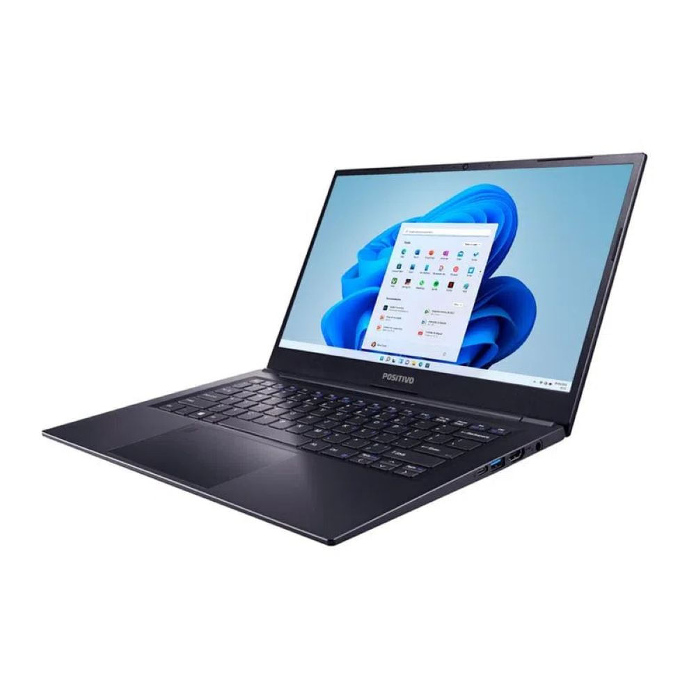 Encontraproduto.com.br - Notebook Positivo Master N4350 Intel Core i5-1135G7 Windows 11 Home 8GB RAM 256GB SSD 14’’ Full HD - Preto