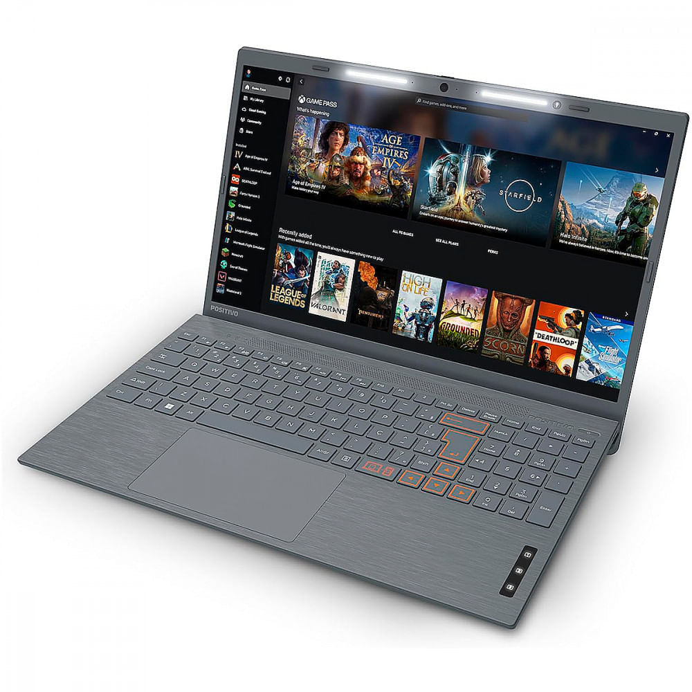 Notebook Vision C 15.6 HD Celeron N4020 4GB SSD 128GB eMMC Windows 11 Pro Cinza