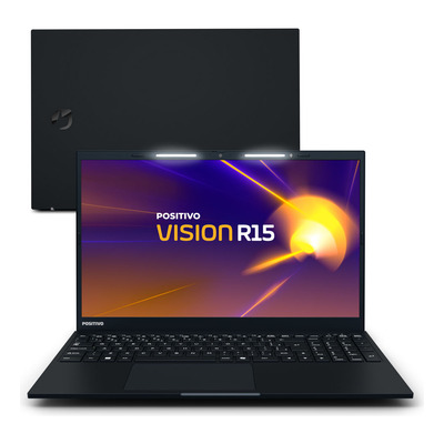 Encontraproduto.com.br - Notebook Positivo Vision R15 AMD® Ryzen 7-5700U Linux 16GB RAM 256GB SSD 15.6” IPS Full HD Lumina Bar - Preto