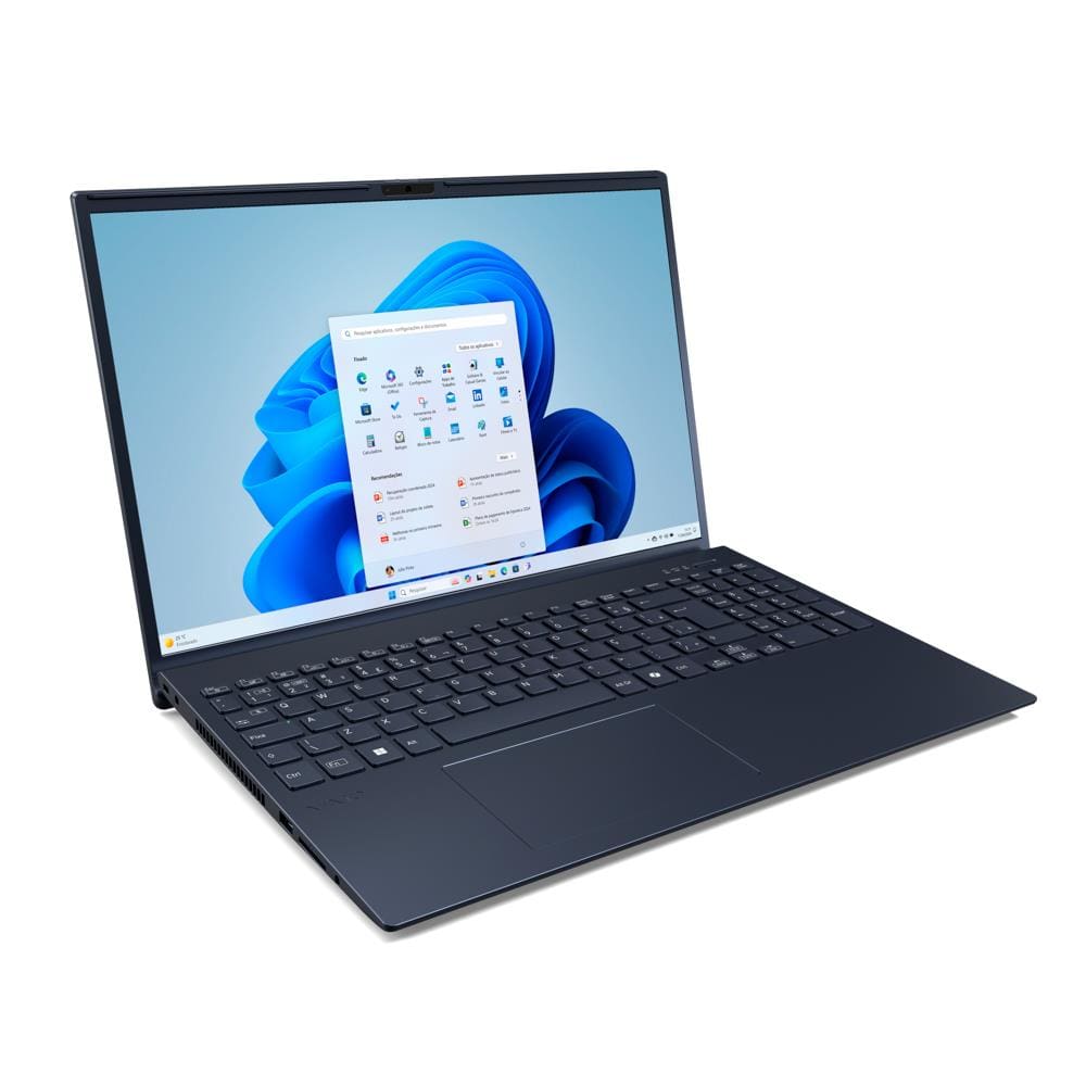Encontraproduto.com.br - Notebook VAIO FE16 AMD Ryzen 5 Windows 11, 16GB 512GB SSD Wi-Fi 6 Tela 16`` IPS WUXGA Antirreflexo - Cinza Grafite - Expansível até 64GB