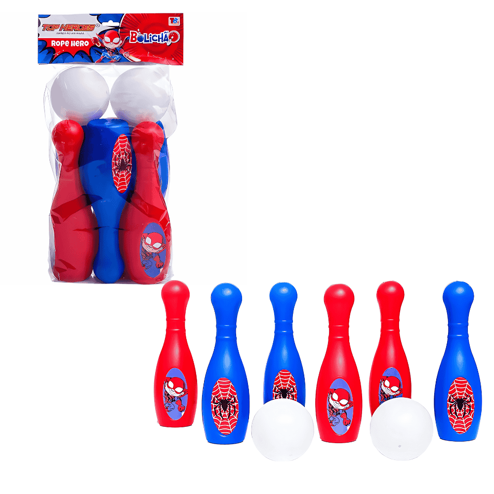 Encontraproduto.com.br - Jogo de Boliche Rope Hero Toymaster