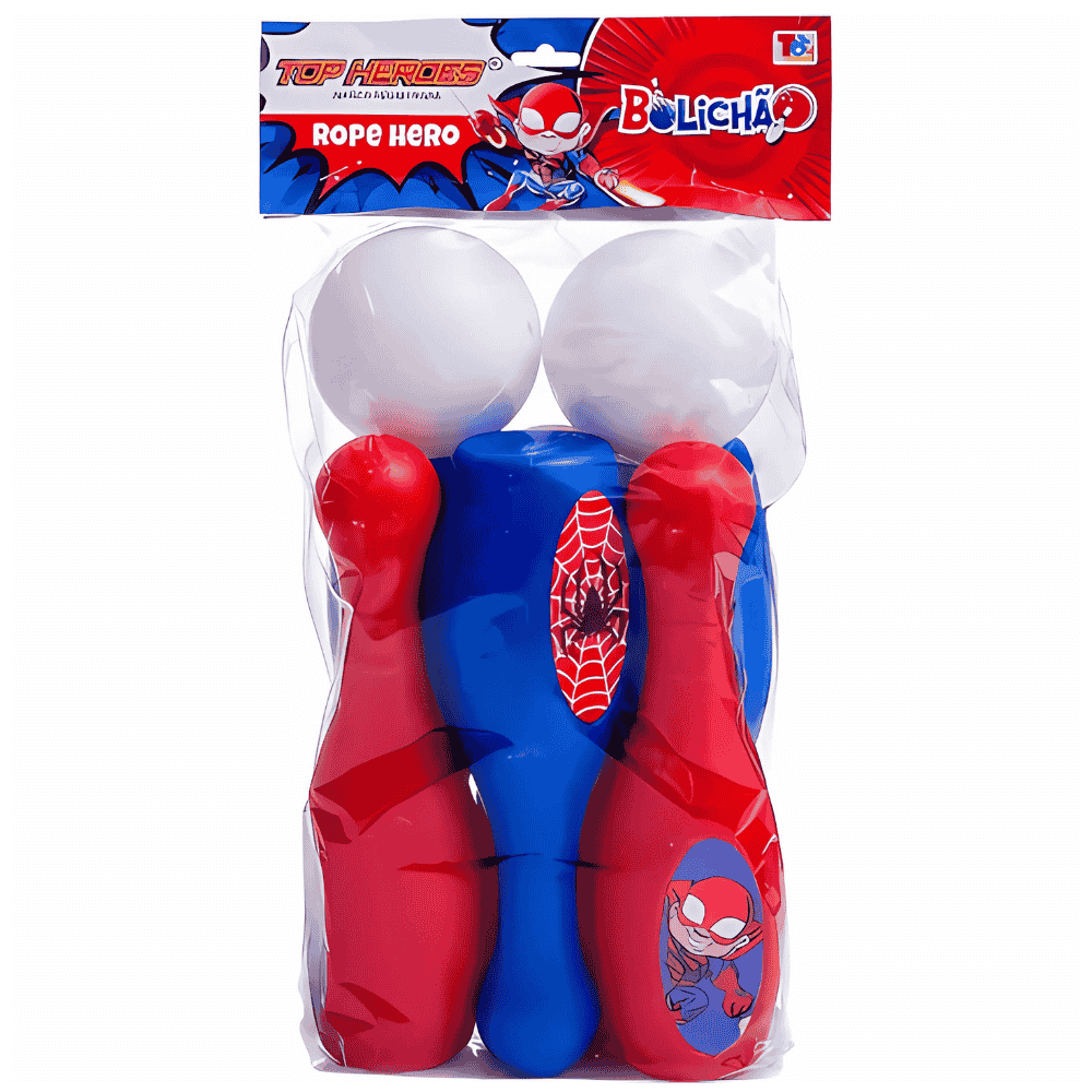 Encontraproduto.com.br - Jogo de Boliche Rope Hero Toymaster