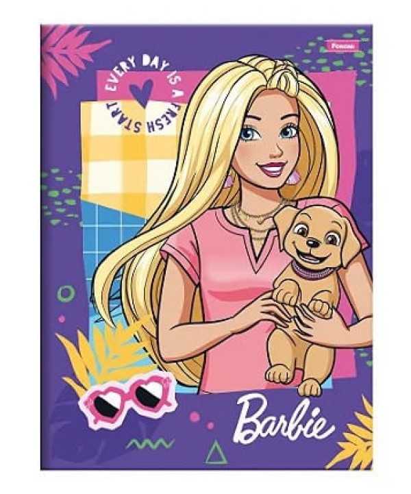Caderno Brochura Barbie 80 Folhas
