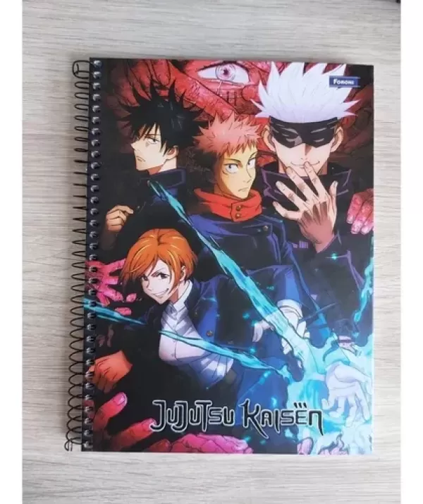 Caderno Jujutsu Kaisen 10 Materias 160 Fls Foroni Narutu