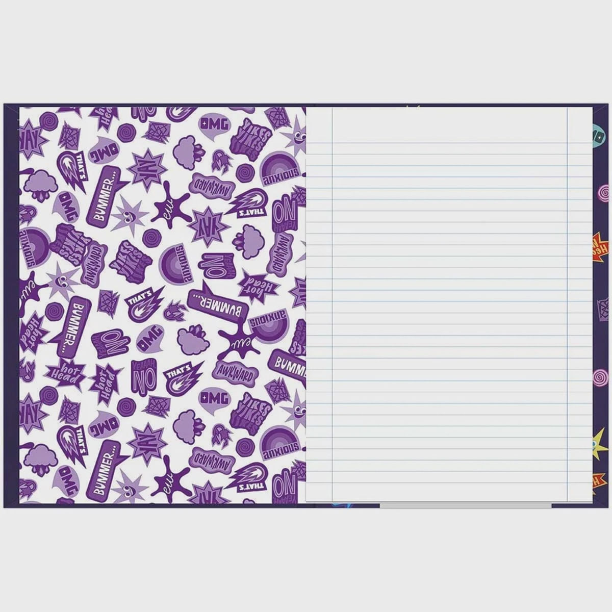 Encontraproduto.com.br - Caderno Brochurão 80 Folhas Capa Dura Divertidamente Foroni