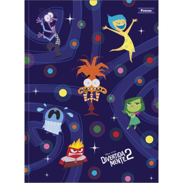 Caderno Colegial Brochura 160 Folhas Capa Dura Divertidamente Diversos Modelos Foroni