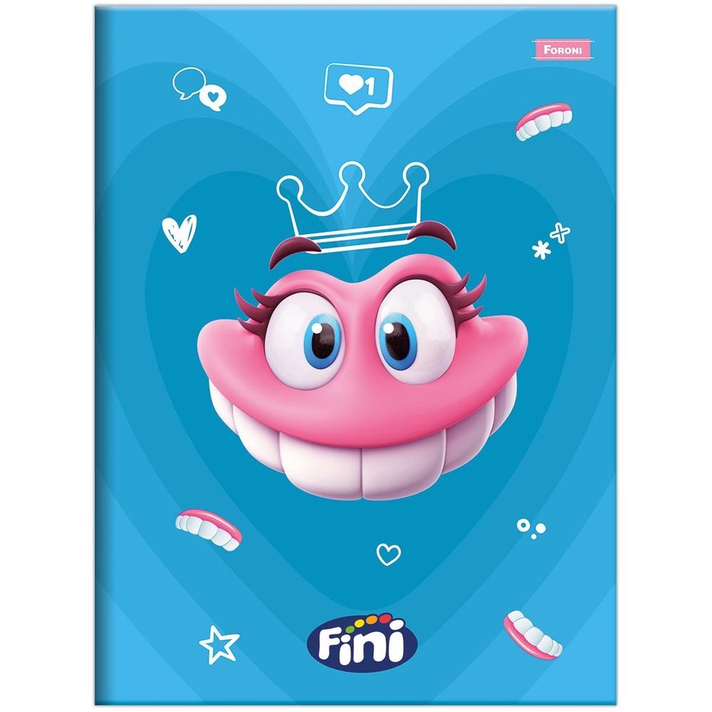 Caderno Linguagem Brochura 80 Folhas Capa Dura Fini Foroni