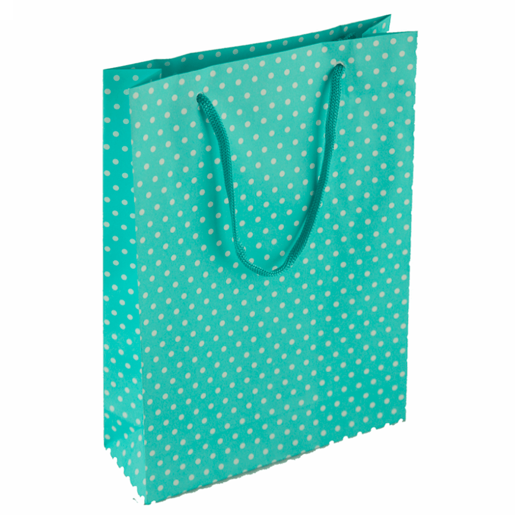 SACOLA SURPRESA 16X24X06 TIFFANI C/ POA BRANC