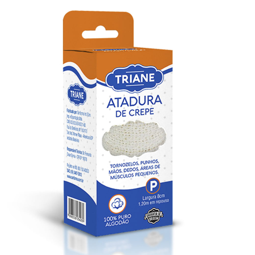 Encontraproduto.com.br - TRIANE ATADURA DE CREPE 8CMX1.8M x 1