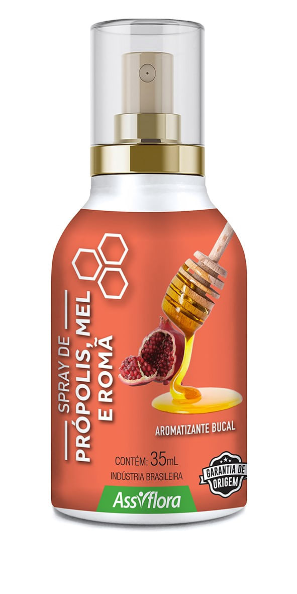 Aromatizador Bucal Assiflora Spray Roma 35Ml