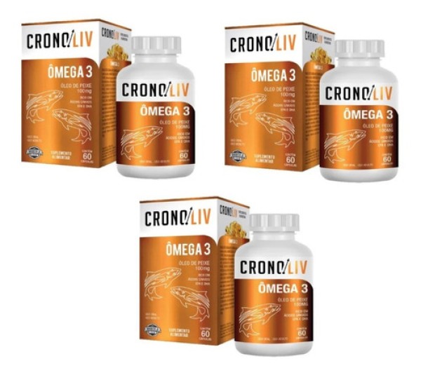 Encontraproduto.com.br - Suplemento Alimentar Cronoliv Ômega 3 60 Cápsulas