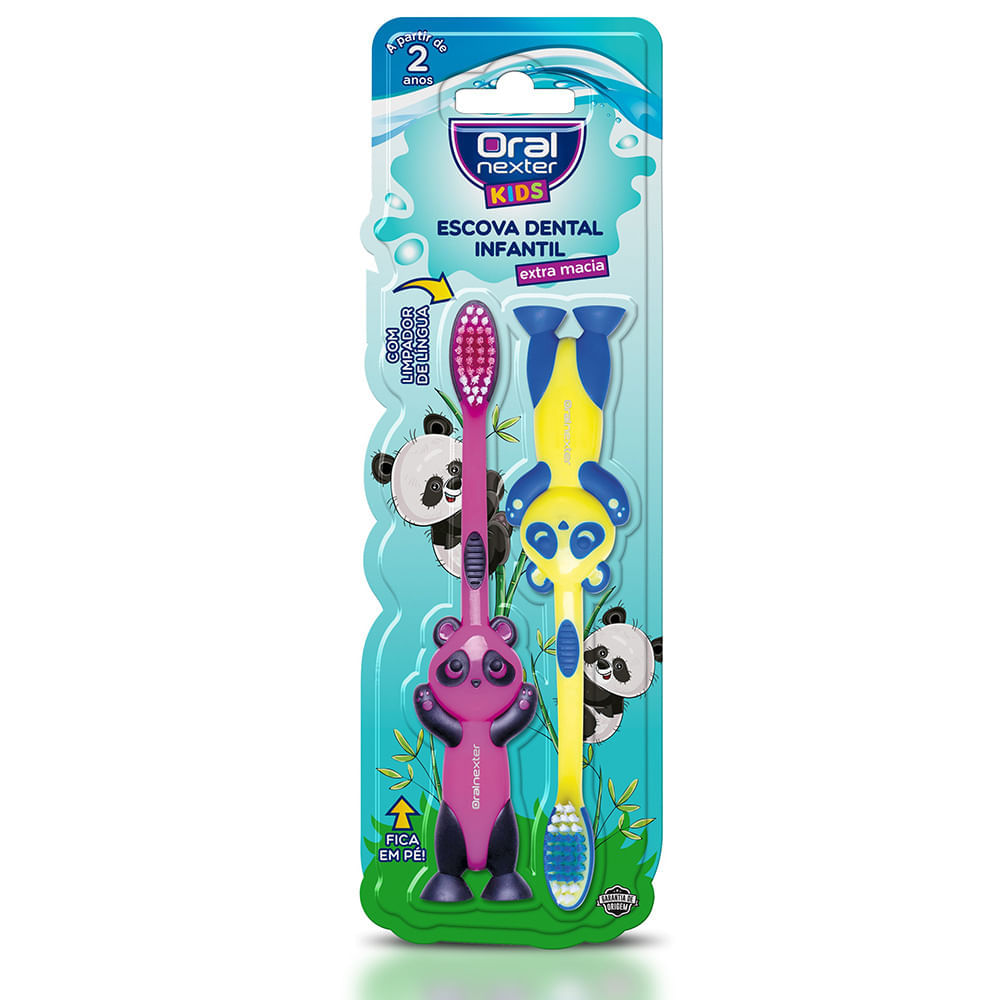 ORAL NEXTER ESCOVA DENTAL KIDS EXTRA MACIA x 2
