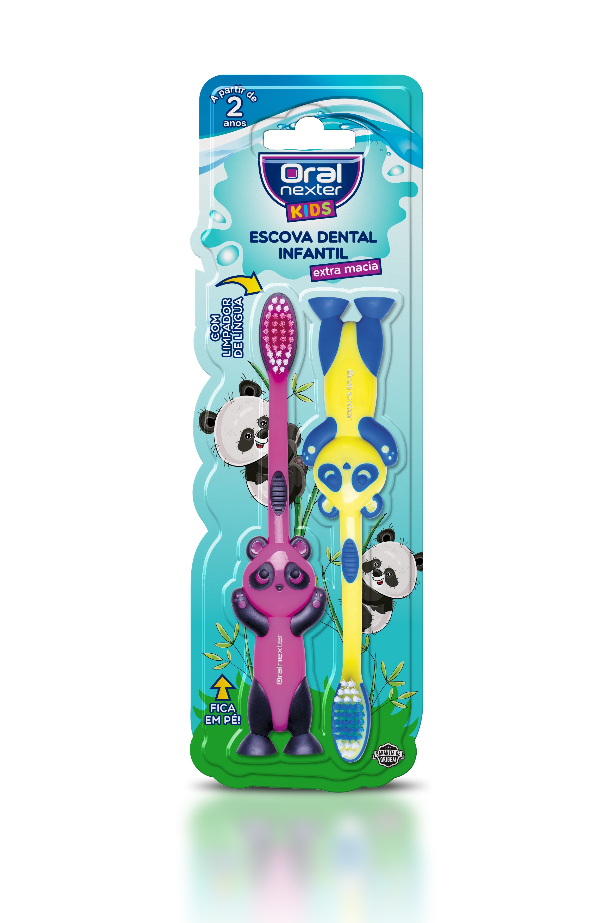 Encontraproduto.com.br - ORAL NEXTER ESCOVA DENTAL KIDS EXTRA MACIA x 2
