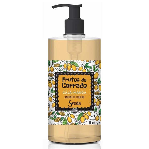 SVEDA SABONETE LIQUIDO FRUTOS DO CERRADO CAJA E MANGA 500 ML x 1
