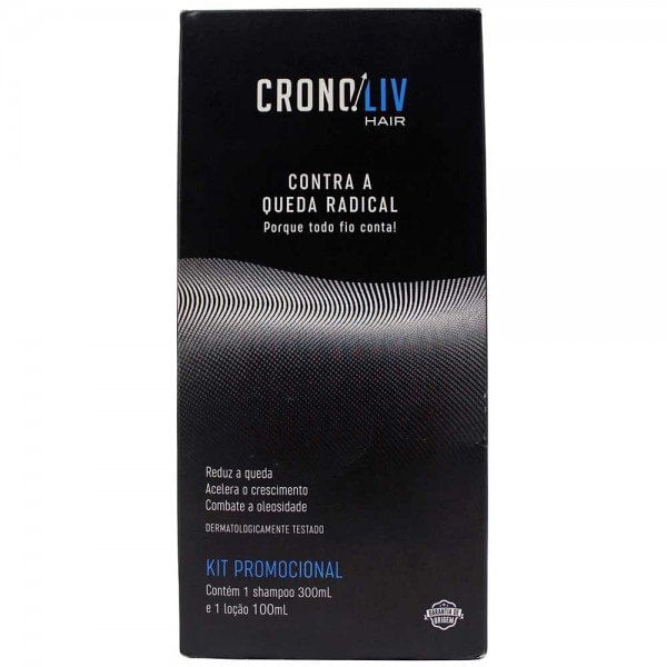 Encontraproduto.com.br - Kit Shampoo + Loção Cronoliv Contra Queda Radical.