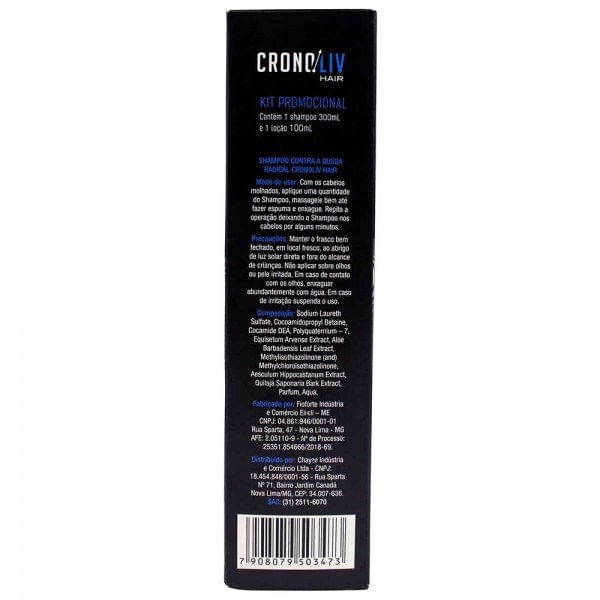 Encontraproduto.com.br - Kit Shampoo + Loção Cronoliv Contra Queda Radical.