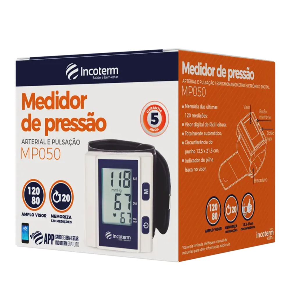 Encontraproduto.com.br - Monitor de Pressão Arterial MP060 Biopress