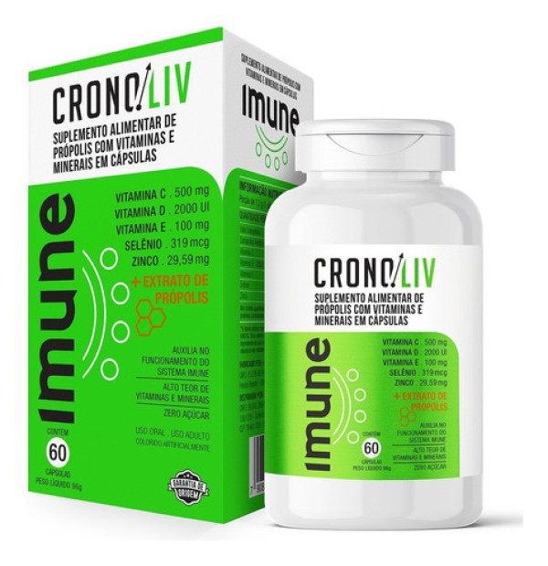 Suplemento Alimentar Cronoliv Imune 30 Cápsulas