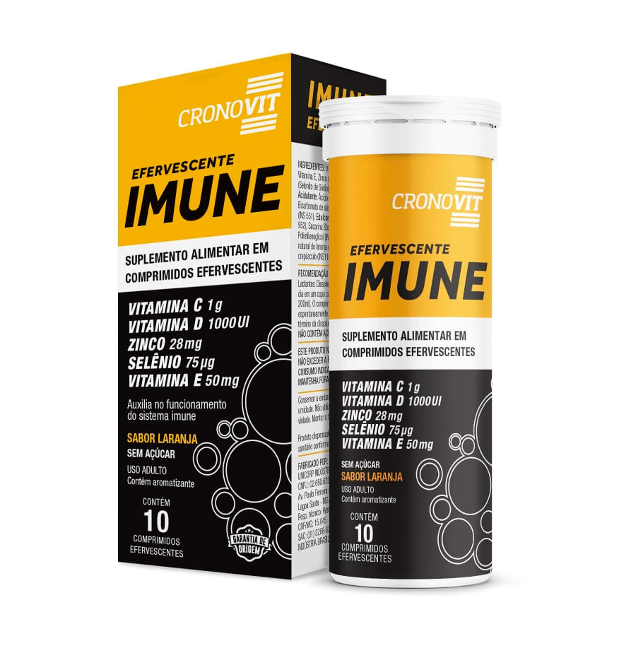 Encontraproduto.com.br - Cronovit Imune C/ 10 Comp Efervescentes