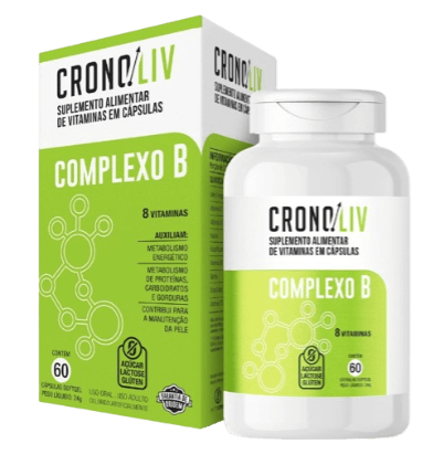 Encontraproduto.com.br - Cronoliv Complexo B Com 60 Cápsulas Softgel
