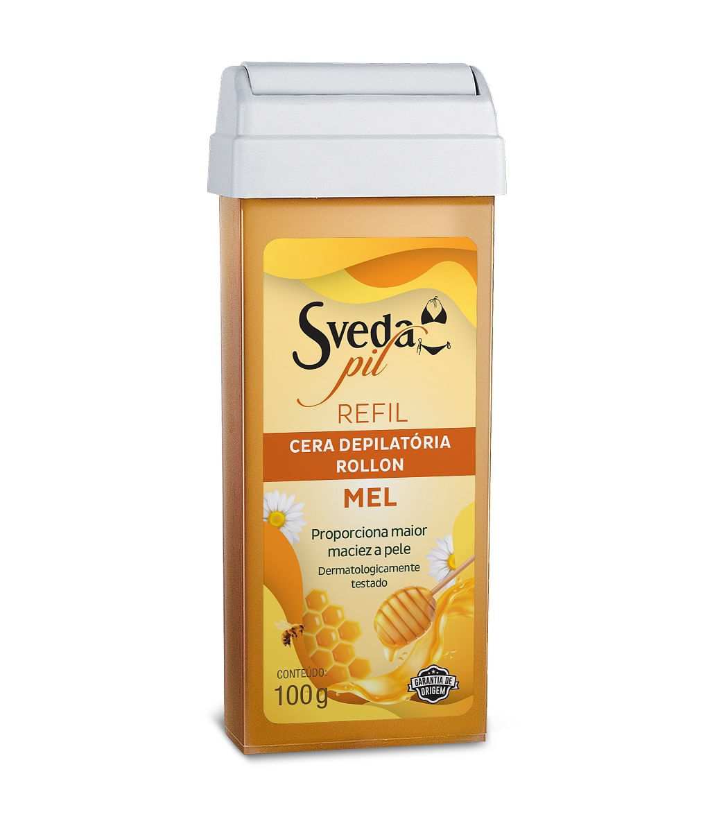 Cera Depilatória Rollon Sveda Pil Mel 100g