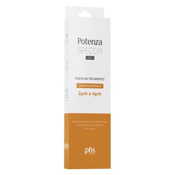 Encontraproduto.com.br - Pasta de Polimento Diamantada Potenza Specchi PRO - PHS