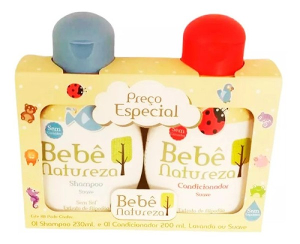Kit Bebê Natureza Suave Preço Especial (Shampoo 230ml + Condicionador 200ml )