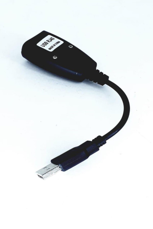 Encontraproduto.com.br - Adaptador Extensor Usb 2.0 Via Rj45 Preto Para Cabo De Rede