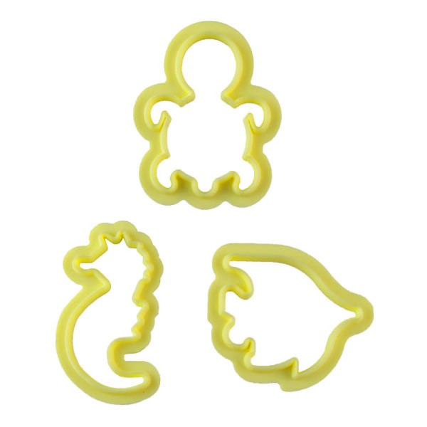 Encontraproduto.com.br - Kit Cortador Animais Marinhos 1 com 3 Peças BLUESTARNET