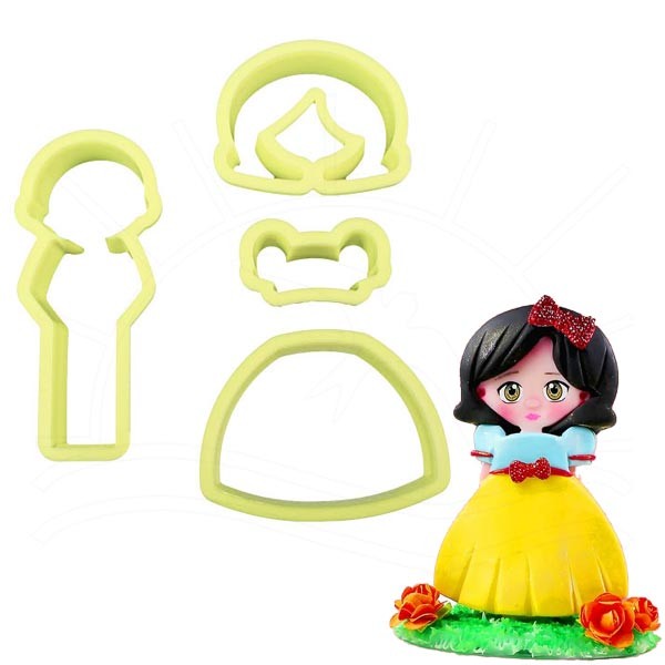 Encontraproduto.com.br - Cortador Princesa III - 4 peças