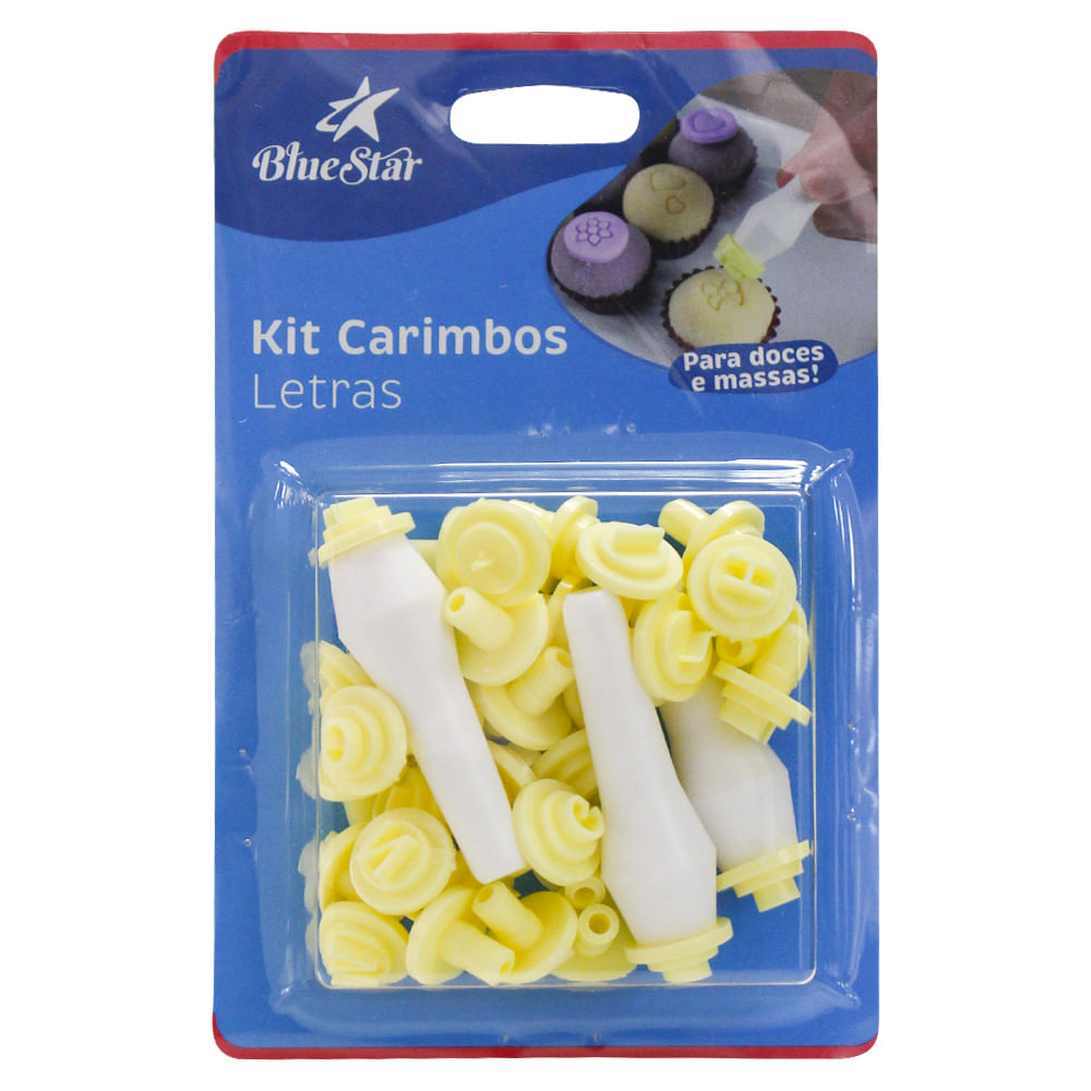 Encontraproduto.com.br - KIT CARIMBOS AMARELO C/35 R.410914