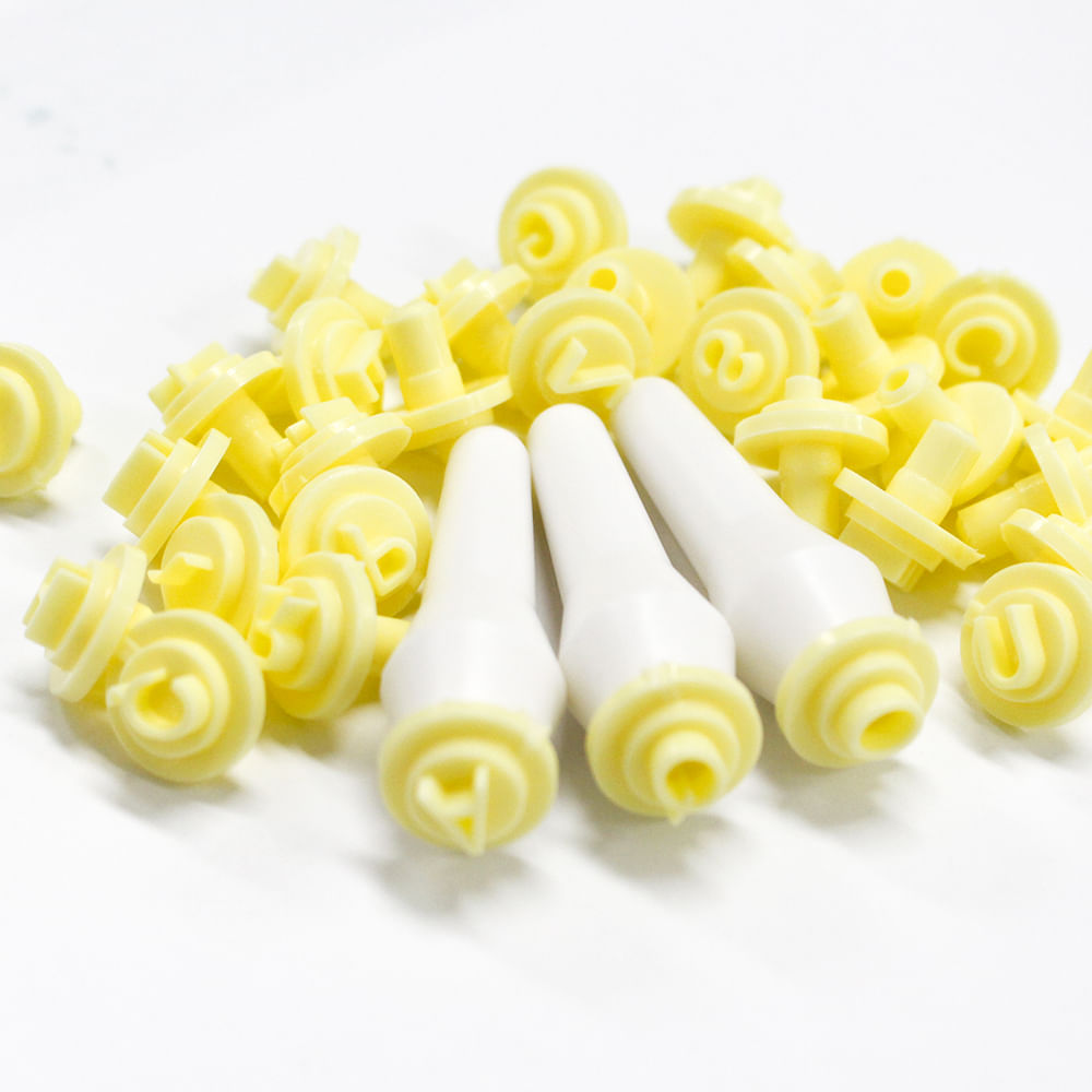 Encontraproduto.com.br - KIT CARIMBOS AMARELO C/35 R.410914