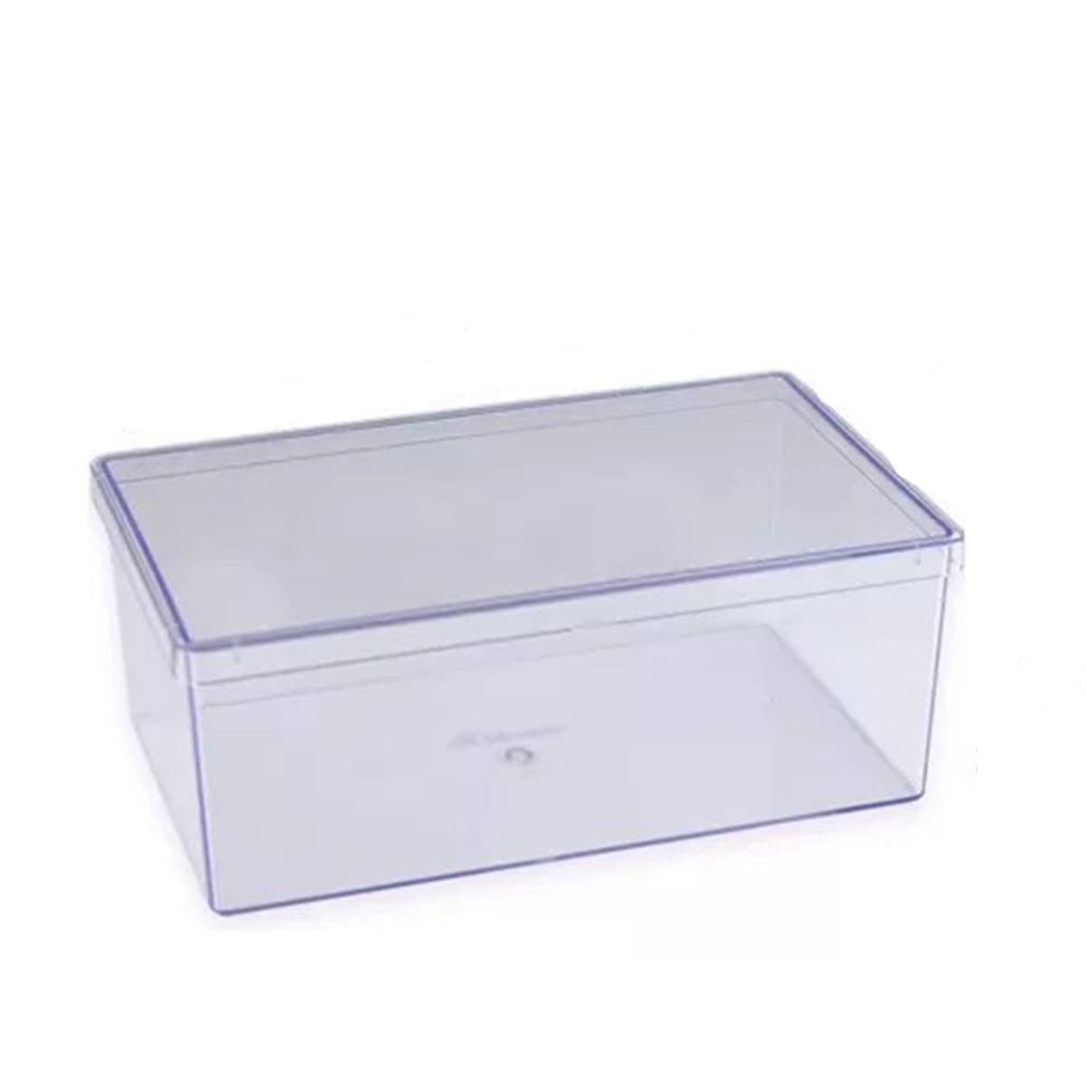 Encontraproduto.com.br - Cake Box Retangular Cristal Com Tampa 20X8X12CM UN 412796 BLUESTAR