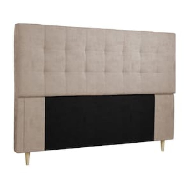 Encontraproduto.com.br - Cabeceira para Cama Box Queen Dobuê Sevilha com Revestimento em Veludo