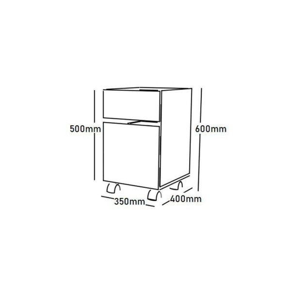 Encontraproduto.com.br - Estação De Trabalho 2 Lugares 150x120 Com Gaveteiro De 2 Gavetas Cor:branco