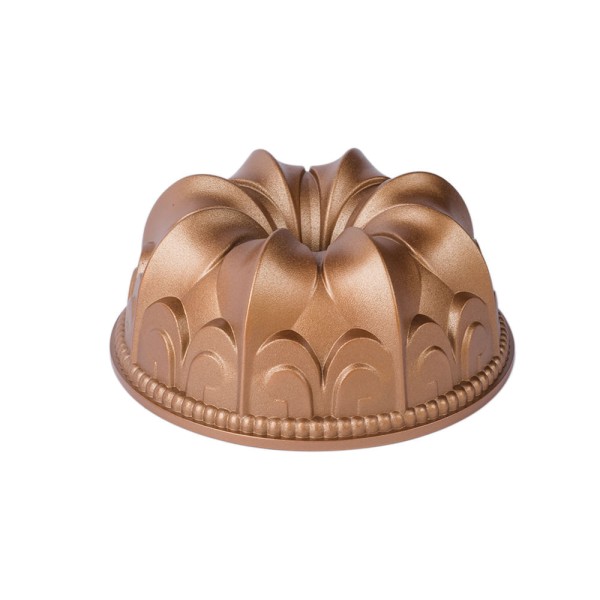 Forma para bolo em alumínio Marissa Lounina Lily Flower 24x10cm cobre