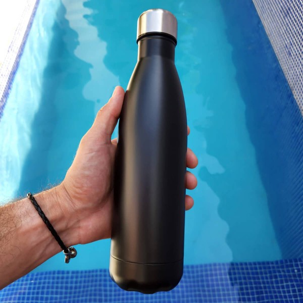 Encontraproduto.com.br - Garrafa Térmica em Inox 750ml Hudson Preta
