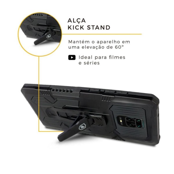 Encontraproduto.com.br - Capa case capinha Clip para Xiaomi Redmi Note 9 Pro - Gshield