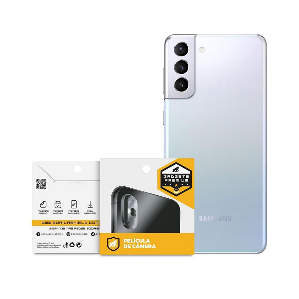 Encontraproduto.com.br - Película para Lente de Câmera para Samsung Galaxy S21 Plus - Gshield